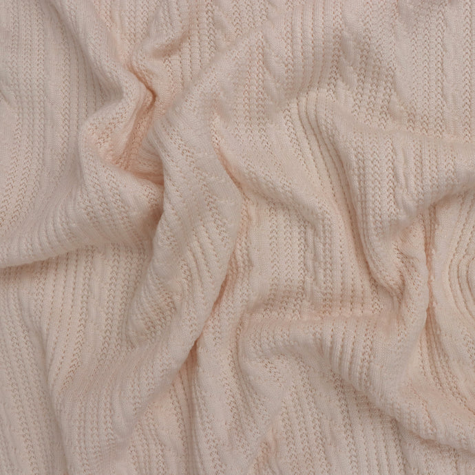 Yarn Dyed Cable Knit - Cream