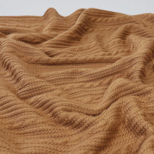 Yarn Dyed Cable Knit - Toffee