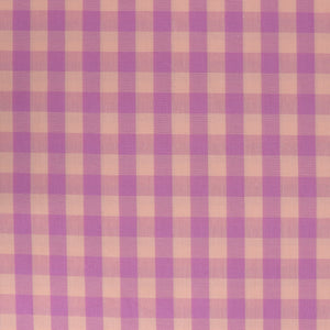 Yarn Dyed Cotton - Pink + Peach Gingham