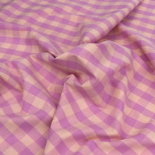 Yarn Dyed Cotton - Pink + Peach Gingham