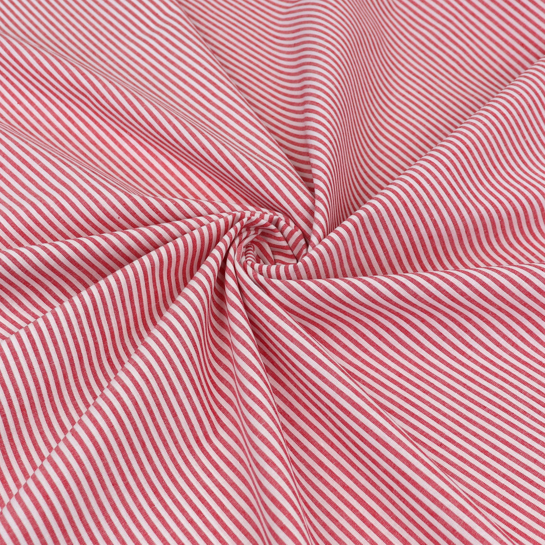 Yarn Dyed Cotton - Red Stripe