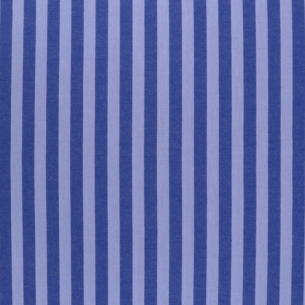 Yarn Dyed Cotton - Stripe - Blueberry Blue