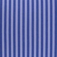 Yarn Dyed Washed Cotton - Stripe - Blueberry Blue