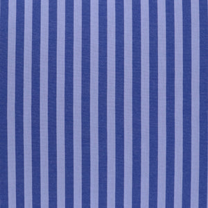 Yarn Dyed Washed Cotton - Stripe - Blueberry Blue