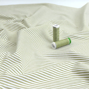 Yarn Dyed Cotton Stripe - Green