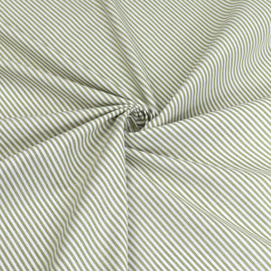 Yarn Dyed Cotton Stripe - Green