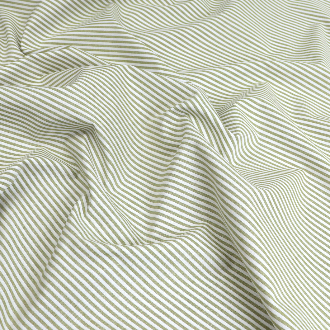 Yarn Dyed Cotton Stripe - Green