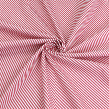 Yarn Dyed Cotton Stripe - Red