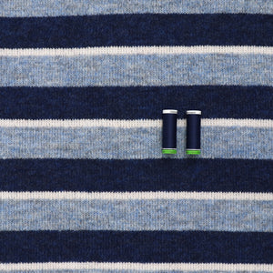 Yarn Dyed Knit - Blue Stripe