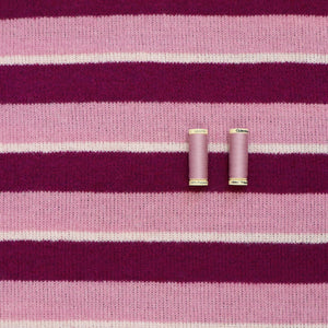 Yarn Dyed Knit - Pink Stripe