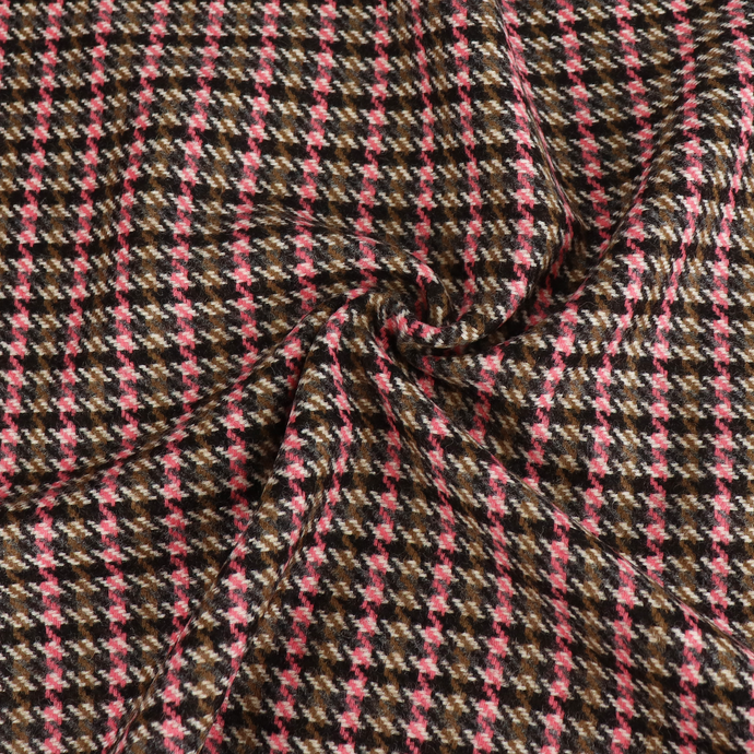 Deadstock Abraham Moon UK Wool - Pink + Olive