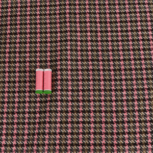 Deadstock Abraham Moon UK Wool - Pink + Olive