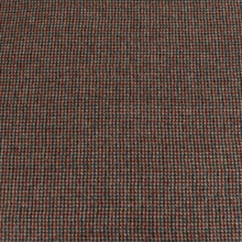 Deadstock Abraham Moon UK Wool - Walnut + Teal Check