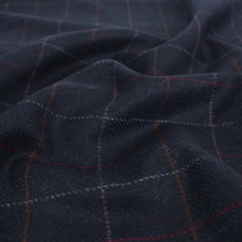 Deadstock Abraham Moon UK Wool - Blue Check