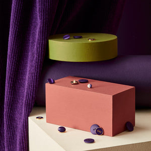 Cotton Bubble Corduroy - Atelier Brunette - Majestic Purple - END OF BOLT 106cm
