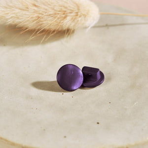 Swing Shank Button - Atelier Brunette - Majestic Purple