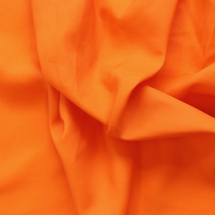 Deadstock Tencel™ Poplin - Orange - END OF BOLT 48cm