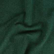 Boiled Wool Coating - Marled Forest Green