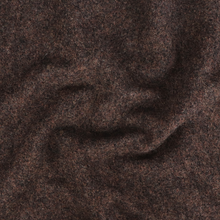 Boiled Wool Coating - Marled Chocolate Brown