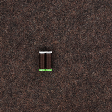 Boiled Wool Coating - Marled Chocolate Brown