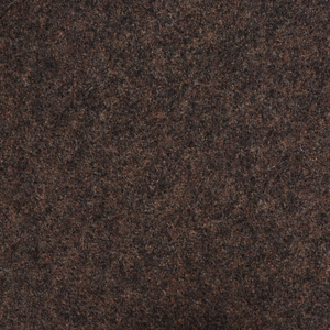 Boiled Wool Coating - Marled Chocolate Brown