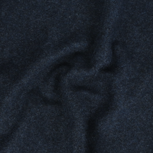 Boiled Wool Coating - Marled Navy Blue