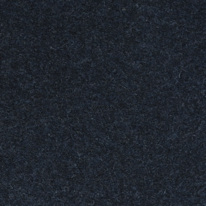 Boiled Wool Coating - Marled Navy Blue