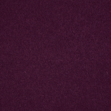 Boiled Wool Coating - Plum