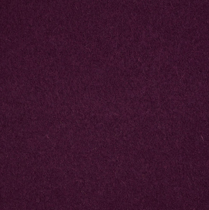 Boiled Wool Coating - Plum