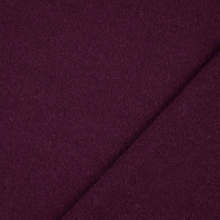 Boiled Wool Coating - Plum