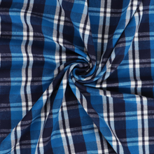 Yarn Dyed Brushed Cotton - Blue Check