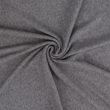 Brushed Ribbed Jersey Knit - Marled Grey