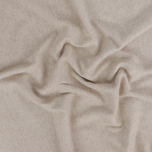 Brushed Ribbed Jersey Knit - Oatmeal