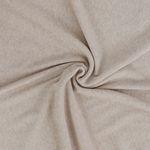 Brushed Ribbed Jersey Knit - Oatmeal
