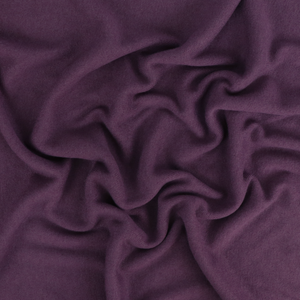 Brushed Ribbed Jersey Knit - Purple