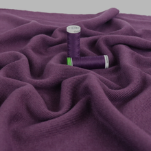 Brushed Ribbed Jersey Knit - Purple