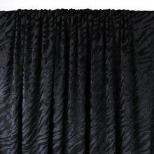 Burnout Stretch Velvet - Black Zebra