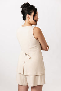 Named Asteri Button Down Dress & Vest