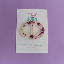 Buckle - Small Purple Confetti Cat Eye - Ethel and Joan