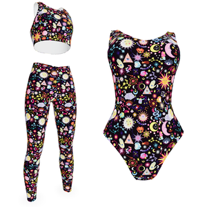 ECONYL® Recycled Nylon - Activewear & Swimwear Jersey - Celeste Night