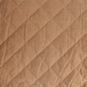 Quilted Corduroy Coating - Beige
