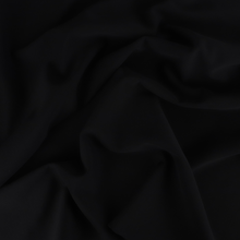 Cotton Blend Interlock - Black