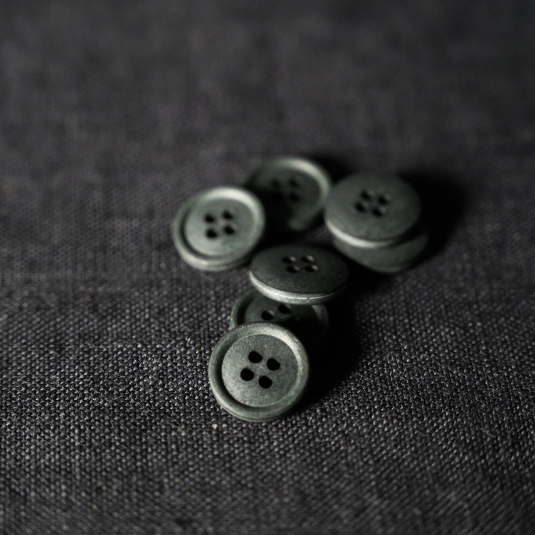 Merchant & Mills - Cotton Button - Garden Slate 15mm