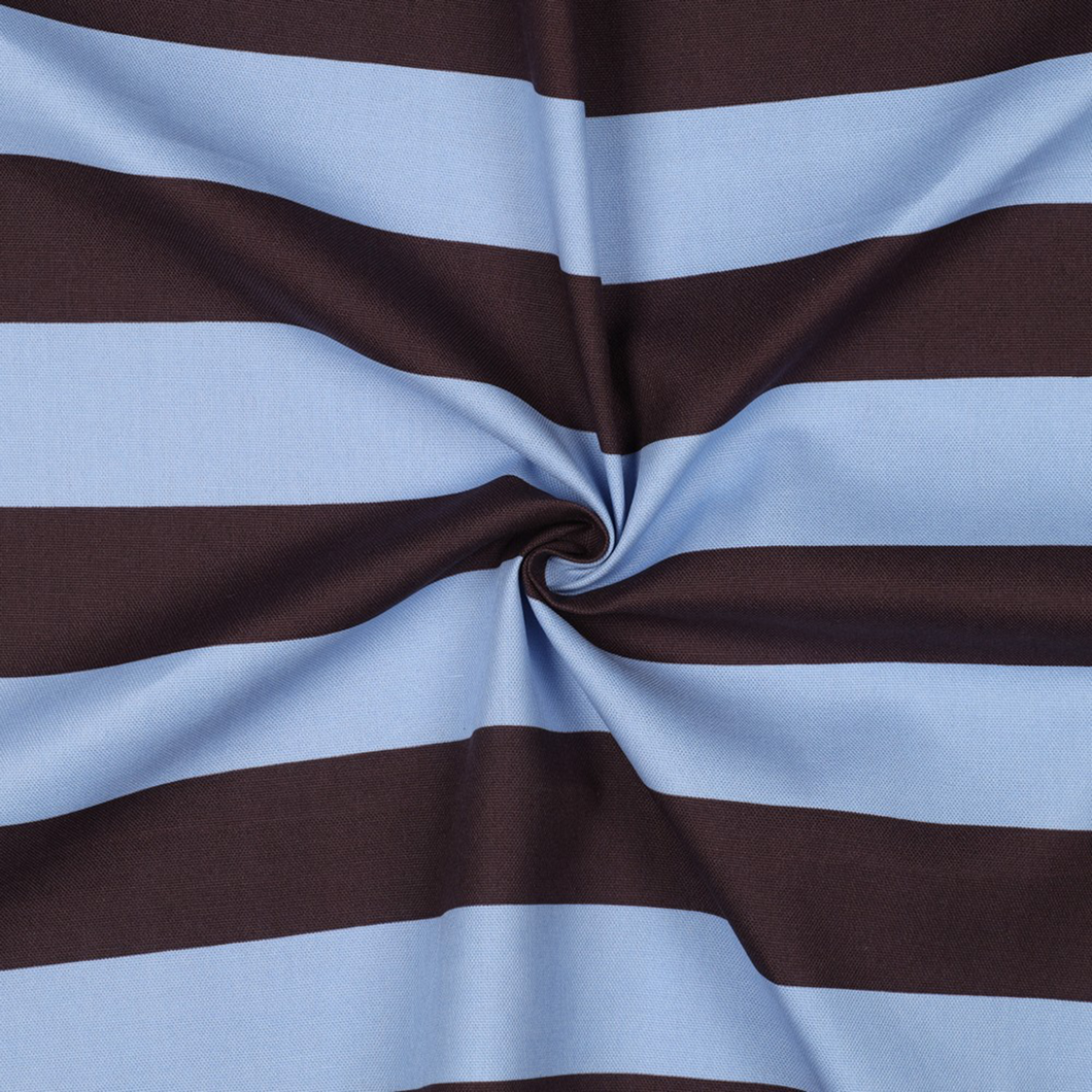 Cotton Canvas - Brown + Blue