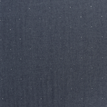 Cotton Chambray - Diamante Crystals