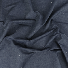 Cotton Chambray - Diamante Crystals