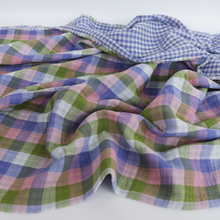 Cotton Double Gauze - Reversible Spring Check