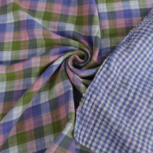 Cotton Double Gauze - Reversible Spring Check