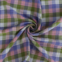 Cotton Double Gauze - Reversible Spring Check