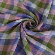Cotton Double Gauze - Reversible Spring Check